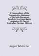 A Compendium of the Comparative Grammar of the Indo-European, Sanskrit, Greek and Latin Languages: By August Schleicher (German Edition), August Schleicher 