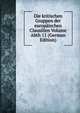 Die kritischen Gruppen der europaischen Clausilien Volume Abth 11 (German Edition), 