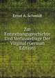 Zur Entstehungsgeschichte Und Verfasserfrage Der Virginal (German Edition), Ernst A. Schmidt 