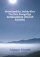 Osterlandske Indskrifter Fra Den Kongelige Antiksamling (Danish Edition), Valdemar Schmidt 