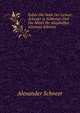 Euber Die Noth Der Leinen-Arbeiter in Schlesien Und Die Mittel Ihr Abzuhelfen . (German Edition), Alexander Schneer 