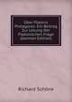 Uber Platons Protagoras: Ein Beitrag Zur Losung Der Platonischen Frage (German Edition), Richard Schone 