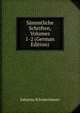 Sammtliche Schriften, Volumes 1-2 (German Edition), Johanna Schopenhauer 