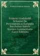 Friderici Godoholdi Schoenii De Personarum in Euripidis Bacchabus Habitu Scenico Commentatio (Latin Edition), Friedrich Gotthold Schoene 