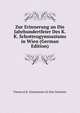Zur Erinnerung an Die Jahrhundertfeier Des K. K. Schottengymnasiums in Wien (German Edition), Vienna K. K. Gymnasium Zu Den Schotten 