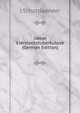 Ueber Eierstockstuberkulose (German Edition), J Schottlaender 
