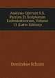 Analysis Operum S.S. Patrum Et Scriptorum Ecclesiasticorum, Volume 13 (Latin Edition), Dominikus Schram 