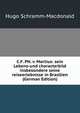 C.F. PH. v. Martius: sein Lebens-und characterbild insbesondere seine reiseerlebnisse in Brasilien (German Edition), Hugo Schramm-Macdonald 