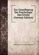 Zur Grundlegung Der Psychologie Des Urteils (German Edition), Ernst Heinrich Gottfried Schrader 
