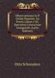 Observationes in P. Ovidii Nasonis: Ex Ponto Libros I-Iii. Specimen Literarium Inaugurale (Latin Edition), Otto Schreuders 