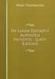 De Lysiae Epitaphii Authentia Verisimili . (Latin Edition), Peter Thomaschik 