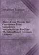 Abriss Einer Theorie Der Functionen Einer Complexen Veranderlichen Und Der Thetafunctionen (German Edition), Johannes Thomae 