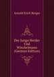 Der Junge Herder Und Winckelmann (German Edition), Arnold Erich Berger 