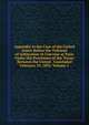Appendix to the Case of the United States Before the Tribunal of Arbitration to Convene at Paris Under the Provisions of the Treaty Between the United . Concluded February 29, 1892, Volume 1, 