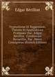Hypnotisme Et Suggestion; Theorie Et Applications Pratiques Par . Edgar Berillon . Conference Recueillie, Par . Henri Crouigneau (French Edition), Edgar Berillon 