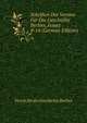 Schriften Des Vereins Fur Die Geschichte Berlins, Issues 8-14 (German Edition), Verein fur die Geschichte Berlins 