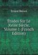 Etudes Sur Le Xviiie Siecle, Volume 1 (French Edition), Ernest Bersot 