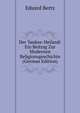 Der Yankee-Heiland: Ein Beitrag Zur Modernen Religionsgeschichte (German Edition), Eduard Bertz 