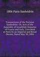 Transactions of the Parisian Sanhedrim: Or, Acts of the Assembly of Israelitish Deputies of France and Italy, Convoked at Paris by an Imperial and Royal Decree, Dated May 30, 1806, 1806 Paris Sanhedrin 