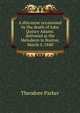 A discourse occasioned by the death of John Quincy Adams: delivered at the Melodeon in Boston, March 5, 1848, Parker, Theodore 