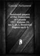 Sessional papers of the Dominion of Canada 1917 Volume 52, no.3, pt.1, Sessional Papers no.8-9, Canada. Parliament 