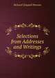 Selections from Addresses and Writings, Richard Chappell Parsons 