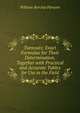 Turnouts: Exact Formulae for Their Determination, Together with Practical and Accurate Tables for Use in the Field, William Barclay Parsons 