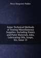 Some Technical Methods of Testing Miscellaneous Supplies: Including Paints and Paint Materials, Inks, Lubricating Oils, Soaps, Etc, Issue 15, Percy Hargraves Walker 