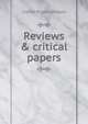 Reviews & critical papers, Lionel Pigot Johnson 