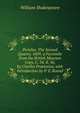 Pericles: The Second Quarto, 1609, a Facsimile from the British Museum Copy, C. 34. K. 36, by Charles Praetorius, with Introduction by P. Z. Round, Уильям Шекспир 