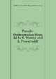 Pseudo-Shakespearian Plays, Ed by K. Warnke and L. Proescholdt, William [doubtful plays] Shakespeare 
