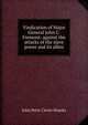 Vindication of Major General John C. Fremont: against the attacks of the slave power and its allies, John Peter Clever Shanks 