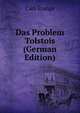 Das Problem Tolstois (German Edition), Carl Stange 