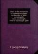 Lines in the arc spectra of elements arranged in the order of their wavelengths from wavelength 7950 to wavelength 2200, F comp Stanley 