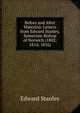 Before and After Waterloo: Letters from Edward Stanley, Sometime Bishop of Norwich (1802; 1814; 1816), Edward Stanley 