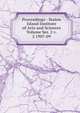 Proceedings - Staten Island Institute of Arts and Sciences Volume Ser. 2 v. 2 1907-09, 
