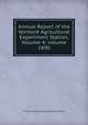 Annual Report of the Vermont Agricultural Experiment Station, Volume 4; volume 1890, Vermont Agricultural Experiment Station 