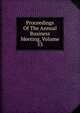 Proceedings Of The Annual Business Meeting, Volume 53, 