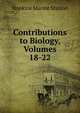 Contributions to Biology, Volumes 18-22, Hopkins Marine Station 