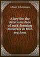 A key for the determination of rock-forming minerals in thin sections, Albert Johannsen 