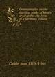 Commentaries on the four last books of Moses arranged in the form of a harmony Volume 7, Calvin Jean 