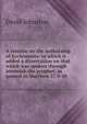 A treatise on the authorship of Ecclesiastes: to which is added a dissertation on that which was spoken through Jeremiah the prophet, as quoted in Matthew 27.9-10, David Johnston 