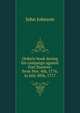 Orderly book during his campaign against Fort Stanwix: from Nov. 4th, 1776, to July 30th, 1777, John Johnson 