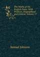 The Works of the English Poets: With Prefaces, Biographical and Critical, Volume 17, Samuel Johnson 