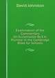 Examination of the Commentary On Ecclesiastes By E.H. Plumtre in the Cambridge Bible for Schools, David Johnston 