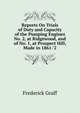 Reports On Trials of Duty and Capacity of the Pumping Engines No. 2, at Ridgewood, and of No. 1, at Prospect Hill, Made in 1861-'2, Frederick Graff 