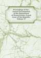 Proceedings of the . Annual Encampment of the Department of Pennsylvania, Grand Army of the Republic, Volume 37, 