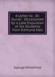 A Letter to . Dr. Durell . Occasioned by a Late Expulsion of Six Students from Edmund Hall, George Whitefield 