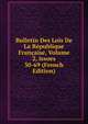 Bulletin Des Lois De La R?publique Fran?aise, Volume 2, issues 30-69 (French Edition), 