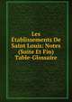 Les Etablissements De Saint Louis: Notes (Suite Et Fin) Table-Glossaire, 